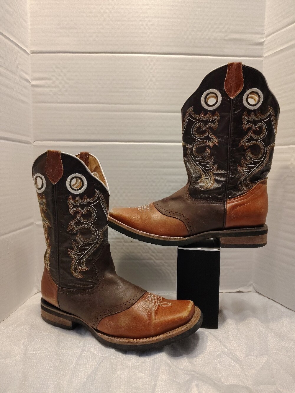 Jhon Davis Boots Men # 10 US Leather Made